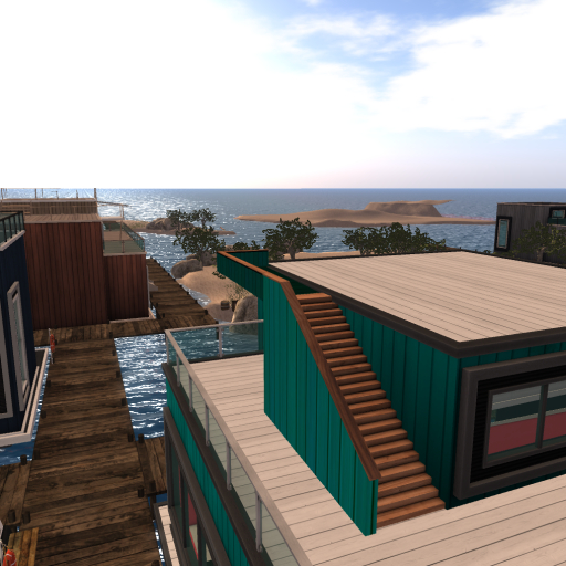 Second Life Marketplace stirs 4 prim Houseboat Windlass